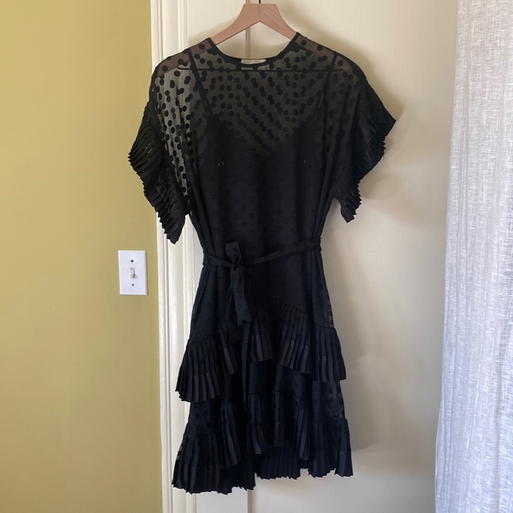 Zimmermann Black Polka Dot Dress, Size 1